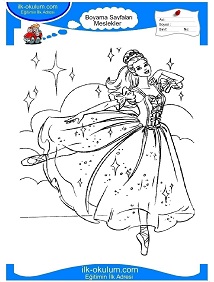 Çocuklar İçin Dansçı Boyama Sayfaları 